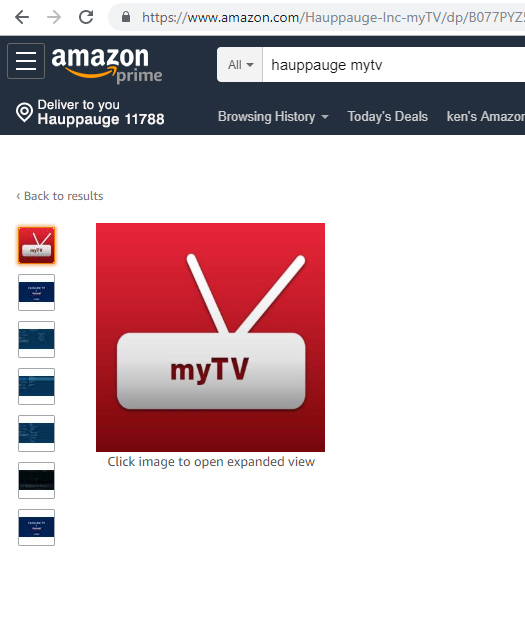 Log into your Prime account and search for Hauppauge myTV