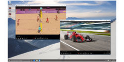 Dual window in the WinTV v10 Application for Windows