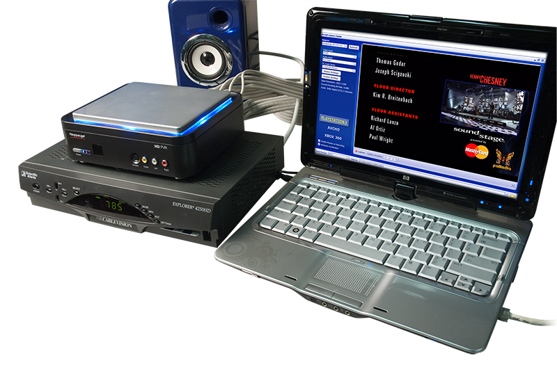 HD PVR connected to laptop